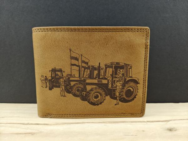 CASE IH Ausstellung Echt Leder Geldbörse